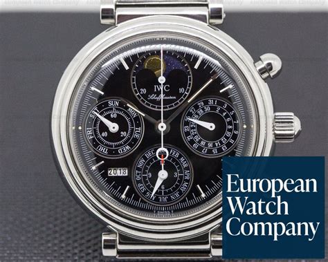 iwc da vinci perpetual chronograph iw375028|IWC Da Vinci Perpetual Chronograph Black SS / .